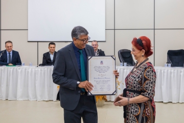 Solenidade de entrega do Título de Cidadã Honorária - Leci Desbessel