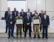 Câmara presta homenagens aos comandos do Tiro de Guerra e da Polícia Militar durante a 29ª Sessão Ordinária de 2025