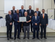 Solenidade de Outorga dos Votos de Congratulações ao professor Luís Antônio Costenaro