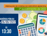 Audiencia Pública para demonstração pelo Executivo Municipal das metas fiscais do 2 ° quadrimestre