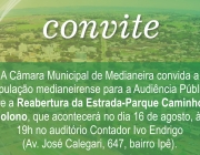 Convidamos você para audiência sobre a reabertura da Estrada-Parque Caminho do Colono