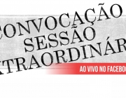 Câmara convoca sessão extraordinária no dia 13 de setembro