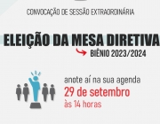CÂMARA CONVOCA SESSÃO EXTRAORDINÁRIA PARA ELEIÇÃO DE MESA DIRETIVA - BIÊNIO 2023/24
