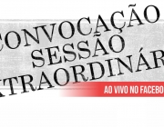 Câmara convoca sessão extraordinária no dia 17 para deliberação de projetos do Executivo Municipal