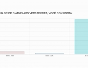 Câmara divulga resultado de pesquisa de opinião pública sobre valor das diárias