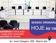 Câmara Municipal convida população para participar da 31ª Sessão Ordinária