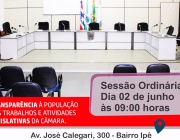 Câmara Municipal de Medianeira convoca vereadores e convida população para participar da 15° Sessão Ordinária