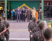 Câmara prestigia solenidade de encerramento do Tiro de Guerra de Medianeira