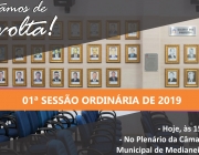 Câmara realiza I Sessão Ordinária com eleição das Comissões Permanentes nesta segunda