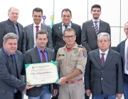 Comandante do Corpo de Bombeiros é homenageado pela Câmara com Votos de Congratulações