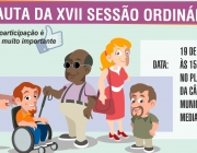 Confira a Pauta da 17ª Sessão Plenária Deliberativa Ordinária de 2017