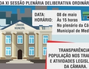 Confira a Pauta da XI sessão deliberativa ordinária a ser realizada hoje