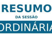 Confira as proposições aprovadas na sessão ordinária desta semana