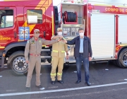 Corpo de Bombeiros de Medianeira recebe dois novos veículos