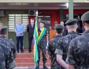 Dia do Soldado é celebrado com solenidade no Tiro de Guerra de Medianeira
