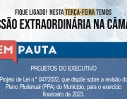 Hoje tem sessão extraordinária na Câmara Municipal de Medianeira, participe!