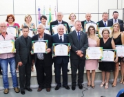 Inauguração da Galeria dos Prefeitos e Presidentes da Câmara é marcada com homenagens