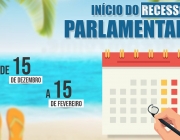 Informativo: Início do recesso parlamentar de dezembro