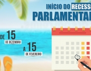 Informativo: Início do recesso parlamentar de dezembro