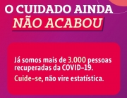 O cuidado ainda não acabou