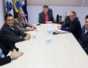 Prefeito atende Mesa Diretiva da Câmara para tratar sobre o projeto de construção da Sede própria