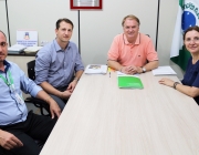 Presidência recebe visita de gestores da cooperativa de crédito Sicredi