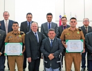 Vereadores homenageiam PM’s que resgataram gestante de incêndio no bairro Jardim Irene