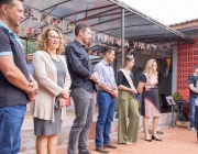 Vereadores participam da entrega de melhorias na Escola João Paulo II