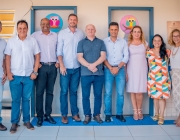 Vereadores participam de inauguração de escola no Bairro Jardim Irene